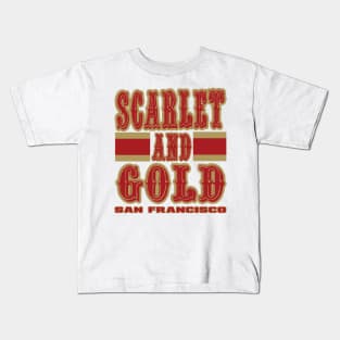 SF LYFE Scarlet and Gold Kids T-Shirt